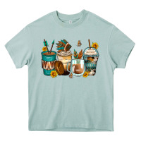 Arona indian headdress coffee cups Heavy Core Tee - Zillion Design Studio