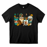 Black indian headdress coffee cups Heavy Core Tee - Zillion Design Studio
