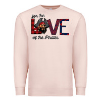 Pale Pink For The Love Of The Pirates Premium Sweatshirt - Bettercallsaul