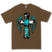 Cacao cross faith gemstone wings Premium Tee - RanaPortraitStore