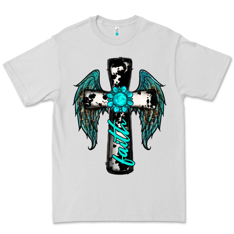 Cross Faith Gemstone Wings Premium Tee by RanaPortraitStore | Teevron