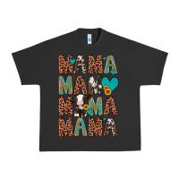 Pigment Black mama mama mama mama Urban Heavy Tee - Artiststas