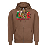 Chestnut love christmas black santa Zipper Hoodie - MaliasSmallBusiness