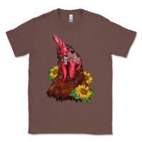 Chestnut rooster sunflower Classic Tee - BarkalooDesign