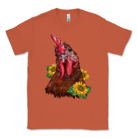 Copper rooster sunflower Classic Tee - BarkalooDesign