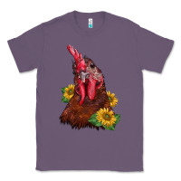 Lavender rooster sunflower Classic Tee - BarkalooDesign