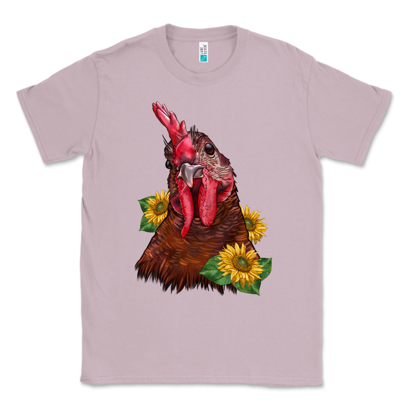 Rooster Sunflower Classic Tee by BarkalooDesign | Teevron