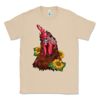 Mushroom rooster sunflower Classic Tee - BarkalooDesign