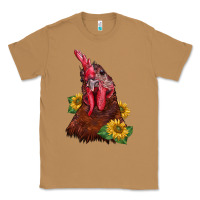 Toasted Coconut rooster sunflower Classic Tee - BarkalooDesign