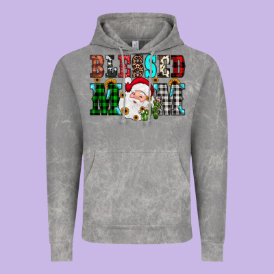 Blessed Mom Christmas Vintage Hoodie Designed By Jahusdesignshop