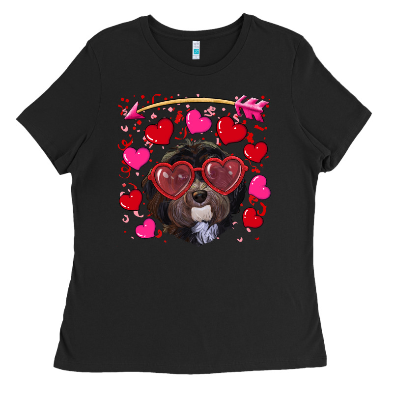 Valentine's Day Havanese Dog Ladies Tee by RanaPortraitStore | Teevron