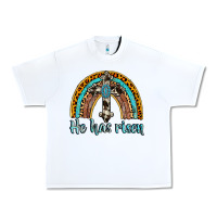 White he has risen rainbow Urban Heavy Tee - AdoDesignShop