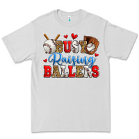 Dove Grey busy raising ballers baseball Premium Tee - Zillion Design Studio