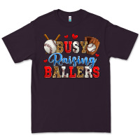 Plum busy raising ballers baseball Premium Tee - Zillion Design Studio