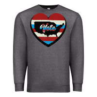 Charcoal Heather VOTE Premium Sweatshirt - Bettercallsaul
