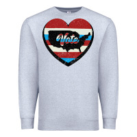 Heather Grey VOTE Premium Sweatshirt - Bettercallsaul