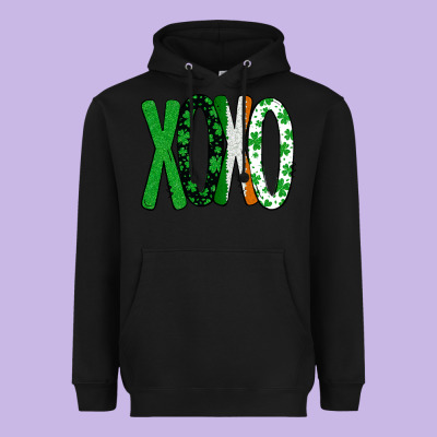 St. Patrick's Day Xoxo Heavyweight Hoodie Designed By Bettercallsaul