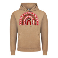 Vintage Coffee valentines day rainbow Vintage Hoodie - RanaPortraitStore