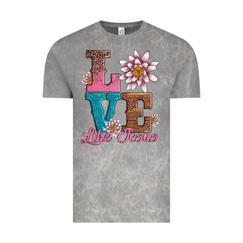 Valentines Day Love Like Jesus Vintage Tee by AdoDesignShop | Teevron