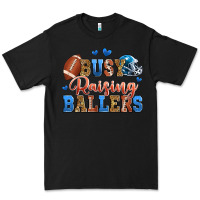 Black busy raising ballers american football Premium Tee - Zillion Design Studio
