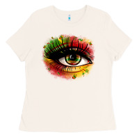 Bone juneteenth eye Ladies Tee - Zillion Design Studio