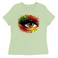 Matcha juneteenth eye Ladies Tee - Zillion Design Studio