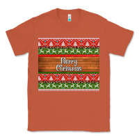 Copper merry christmas knitted reindeer pattern Classic Tee - Jasminsmagicworld