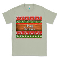 Matcha merry christmas knitted reindeer pattern Classic Tee - Jasminsmagicworld