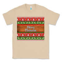 Mushroom merry christmas knitted reindeer pattern Classic Tee - Jasminsmagicworld