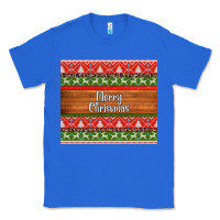 True Royal merry christmas knitted reindeer pattern Classic Tee - Jasminsmagicworld