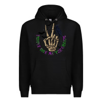 Black People Give Me The Creeps Premium Hoodie - texasbilliewilder