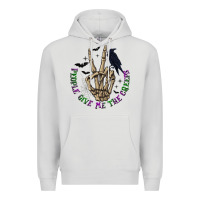 Dove Grey People Give Me The Creeps Premium Hoodie - texasbilliewilder