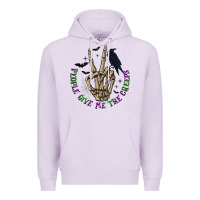 Lilac People Give Me The Creeps Premium Hoodie - texasbilliewilder