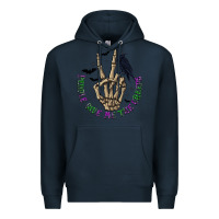 Navy People Give Me The Creeps Premium Hoodie - texasbilliewilder