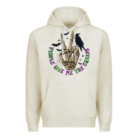Oatmeal Heather People Give Me The Creeps Premium Hoodie - texasbilliewilder