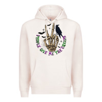 Pale Pink People Give Me The Creeps Premium Hoodie - texasbilliewilder
