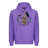 Purple People Give Me The Creeps Premium Hoodie - texasbilliewilder