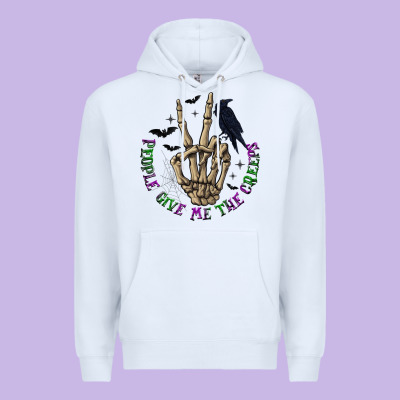 People Give Me The Creeps Premium Hoodie Designed By Texasbilliewilder