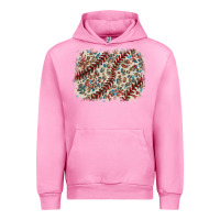 Fuchsia Pink Baseball leopard glitter background Urban Hoodie - HowdyJamesFarm