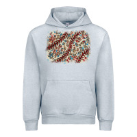 Heather Grey Baseball leopard glitter background Urban Hoodie - HowdyJamesFarm