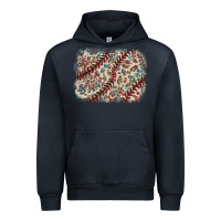 Navy Baseball leopard glitter background Urban Hoodie - HowdyJamesFarm