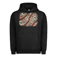 Pigment Black Baseball leopard glitter background Urban Hoodie - HowdyJamesFarm