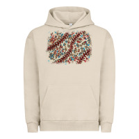 Pigment French Oak Baseball leopard glitter background Urban Hoodie - HowdyJamesFarm