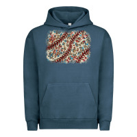 Pigment Midnight Navy Baseball leopard glitter background Urban Hoodie - HowdyJamesFarm