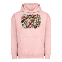 Pigment Salmon Baseball leopard glitter background Urban Hoodie - HowdyJamesFarm