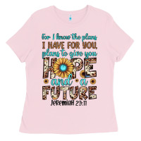 Bubblegum Pink for i know the plans i have for you plans to give you hope and a futur Ladies Tee - JahusDesignShop