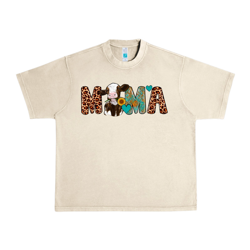 Mama Holstein Cow Urban Heavy Tee by Artiststas | Teevron