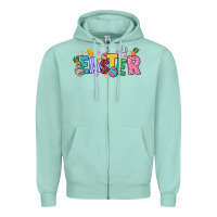 Seafoam Easter Zipper Hoodie - NancyCooperArtShop