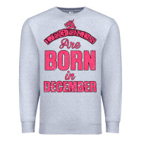 Heather Grey LEGENDS ARE BORN İN DECEMBER Premium Sweatshirt - Bettercallsaul