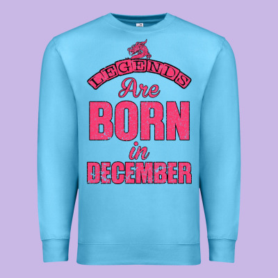 Legends Are Born İn December Premium Sweatshirt Designed By Bettercallsaul